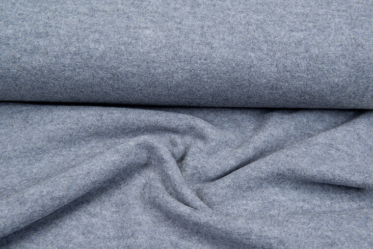 Walkloden hellgrau melange