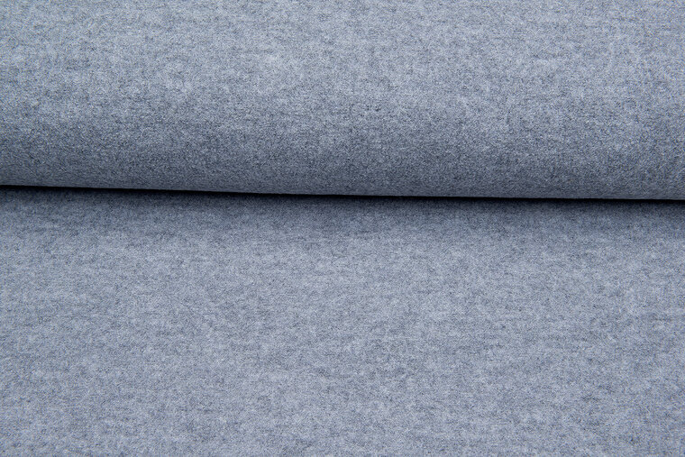 Walkloden hellgrau melange