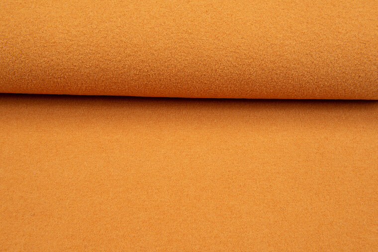 Walkloden dunkel ockergelb