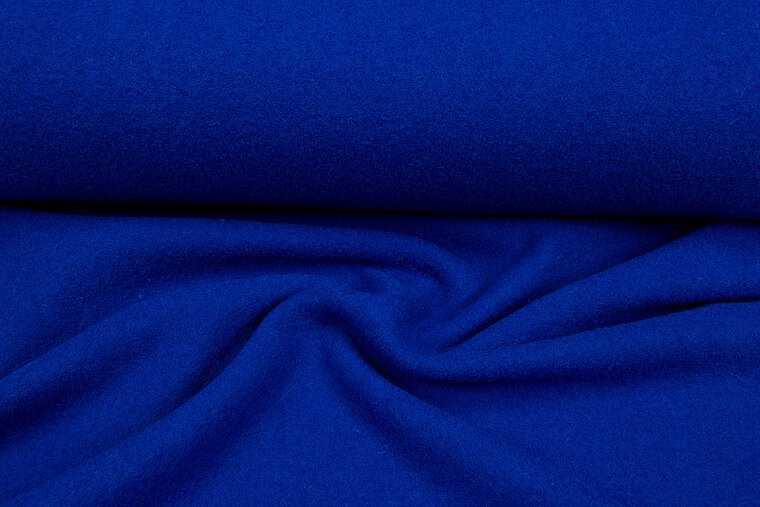 Walkloden kobaltblau