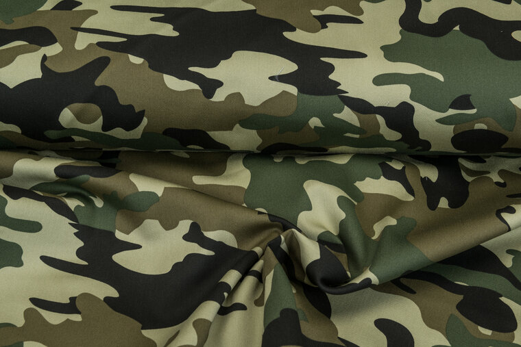 Knitted Camouflage Denim gr&uuml;n