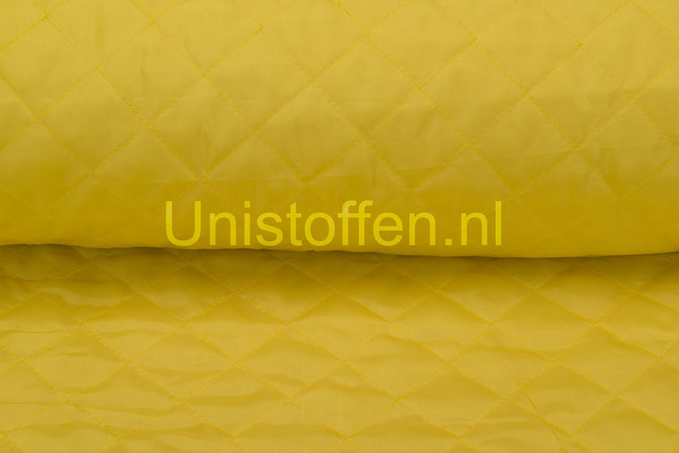 Steppstoff wattiert,gelb