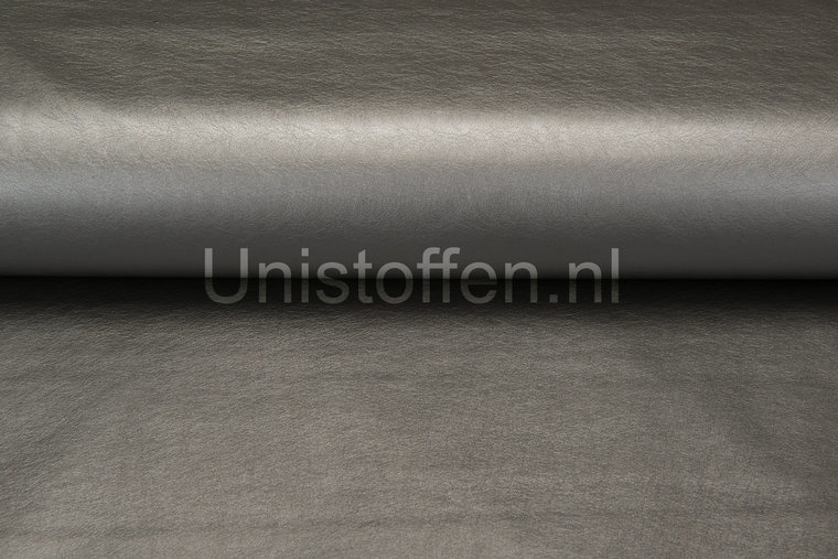 Kunstleder (Stretch),grau metallic