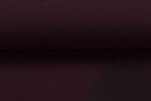 Sweat meliert Black Yarn aubergine