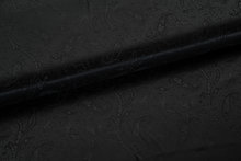Futterstoff Jacquard Paisley VO70 schwarz
