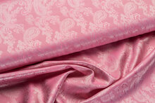 Futterstoff Jacquard Paisley VO51 rosa