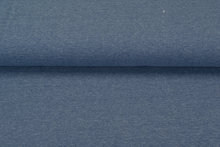 Baumwolljersey Meliert White Yarn blau-lila
