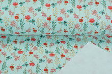 Alpenfleece bedruckt butterfly flowers NA593