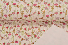 Alpenfleece bedruckt butterfly flowers NA592