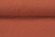 Waffeltuch fein rost rot