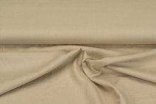 Baumwoll Leinen beige-kamel