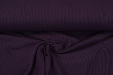 Waffelstrick Jersey dunkel violett