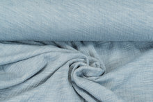 Baumwoll Musselin melange hell jeansblau