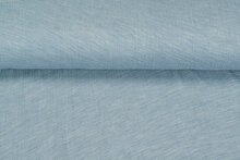Baumwoll Musselin melange hell jeansblau