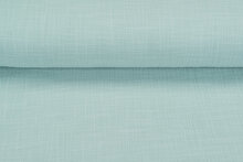 Baumwoll Musselin leinen look mint