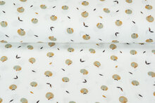 Baumwoll Musselin bedruckt apple