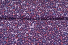 Viscose bedruckt flower violett