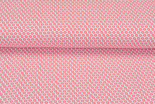 Baumwolljersey bedruckt little flower orange