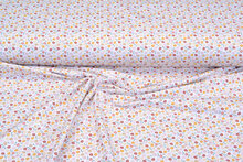 Baumwolljersey bedruckt little flower ecru