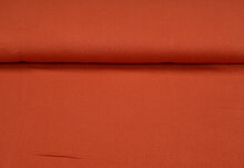 Baumwoll Musselin uni rost orange