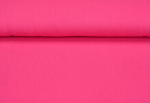 Baumwoll Musselin uni fluo pink 1