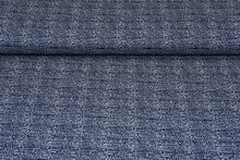 Baumwoll Popeline Bedruckt stripes dunkelblau