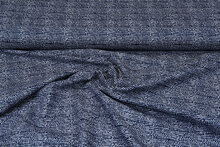 Baumwoll Popeline Bedruckt stripes dunkelblau