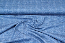 Baumwoll Popeline Bedruckt stripes blau