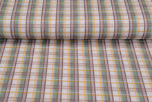 Baumwolljersey bedruckt scottish retro sand
