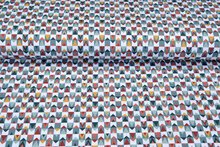Baumwolljersey bedruckt triangle mint
