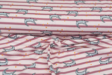 Baumwolljersey bedruckt crocodile