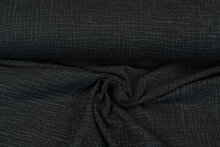 Baumwoll Musselin Dirty Wash schwarz