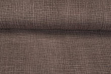 Baumwoll Musselin Dirty Wash dunkel taupe