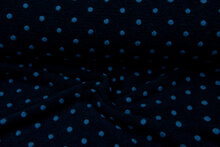 Boiled wool fluffy small dots petrol-hellpetrol