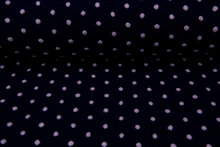 Boiled wool fluffy small dots lila-rosa