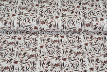 Baumwolljersey bedruckt digital dark twigs