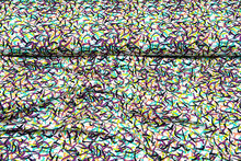Baumwolljersey bedruckt graffity stripes