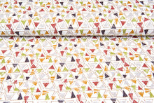 Baumwolljersey bedruckt triangle terra