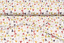 Baumwolljersey bedruckt triangle terra