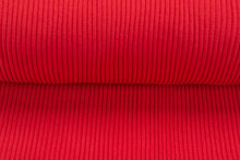 Grobstrickb&uuml;ndchen rot