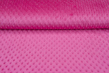 Minky fleece fuchsia