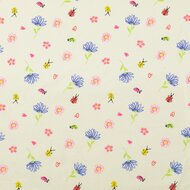 Baumwolljersey bedruckt digital little flowers mint