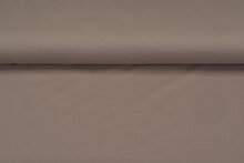 Baumwolljersey uni taupe