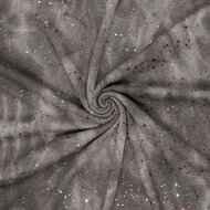 Alpenfleece Tie Dye Dropps dunkelgrau