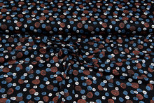 Baumwolljersey bedruckt stones black