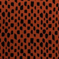Baumwoll Musselin bedruckt glatt Brush Pattern rost-schwarz