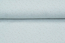 Baumwoll Musselin bedruckt little dots mint