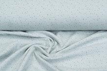 Baumwoll Musselin bedruckt little dots mint