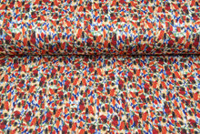 Viskose Jersey bedruckt camo watercolor pique rostrot