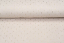 Baumwoll Musselin bedruckt bedrukt Foil Rectangle sand-gold